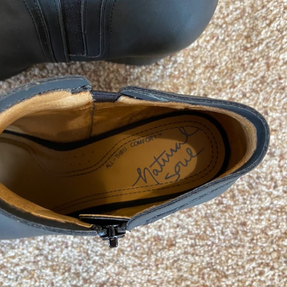 Black open toe bootie - Picture 2 of 6